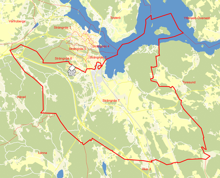 Karta över Strängnäs 7