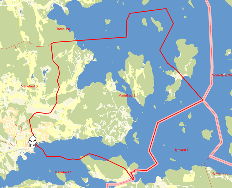 Karta över Mariefred 2