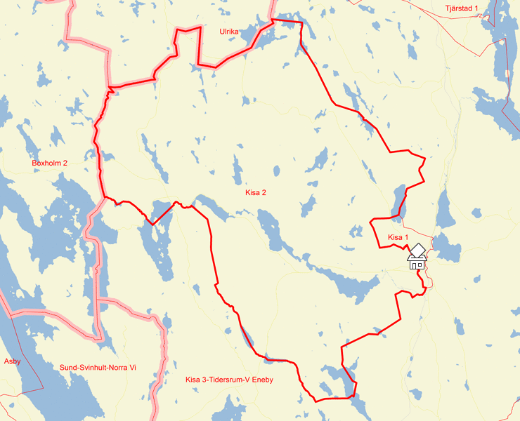 Karta över Kisa 2