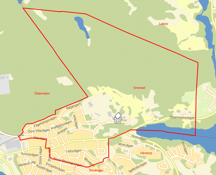 Karta över Grosvad