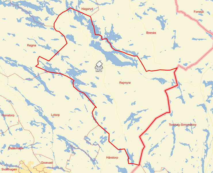 Karta över Rejmyre