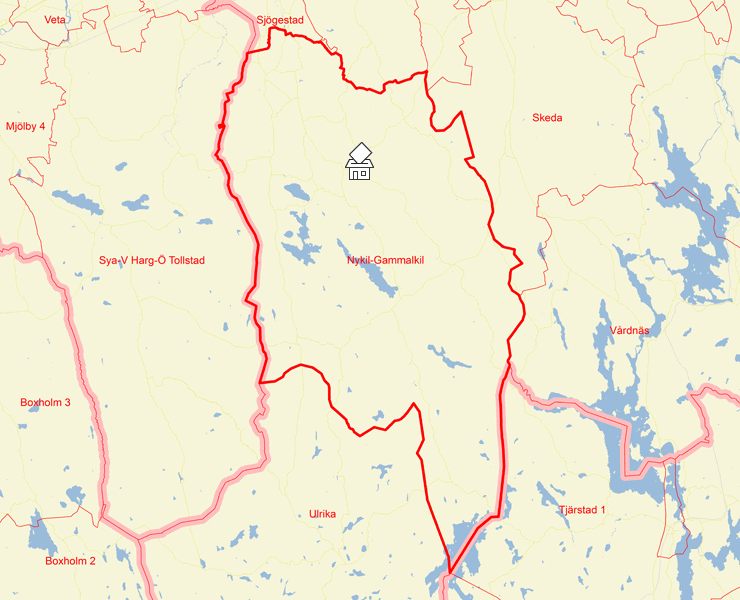 Karta över Nykil-Gammalkil