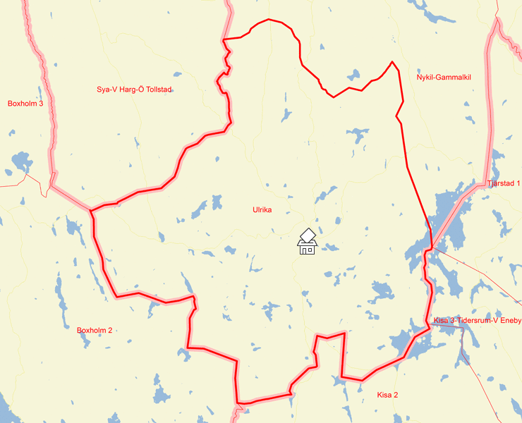 Karta över Ulrika