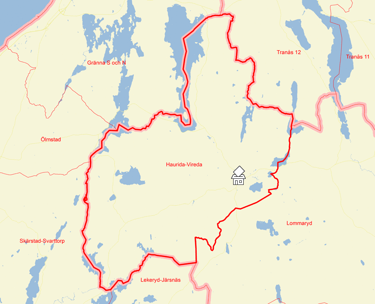 Karta över Haurida-Vireda