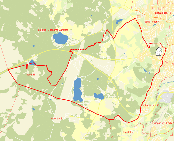 Karta över Sofia 15