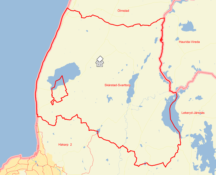 Karta över Skärstad-Svarttorp