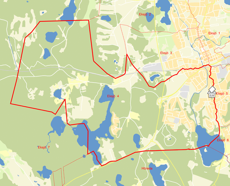 Karta över Eksjö  4