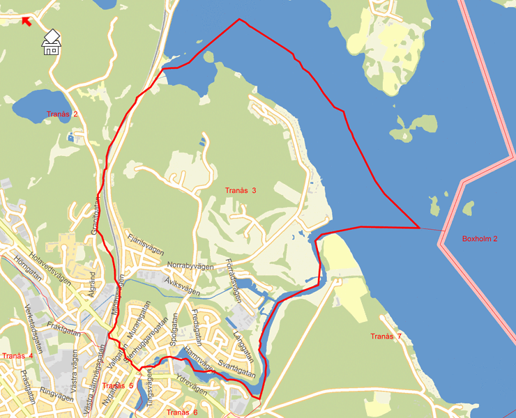 Karta över Tranås  3