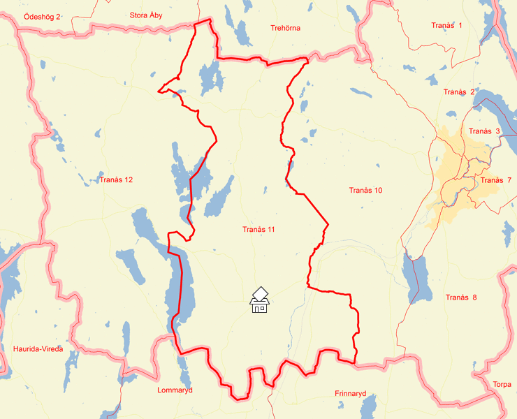Karta över Tranås 11