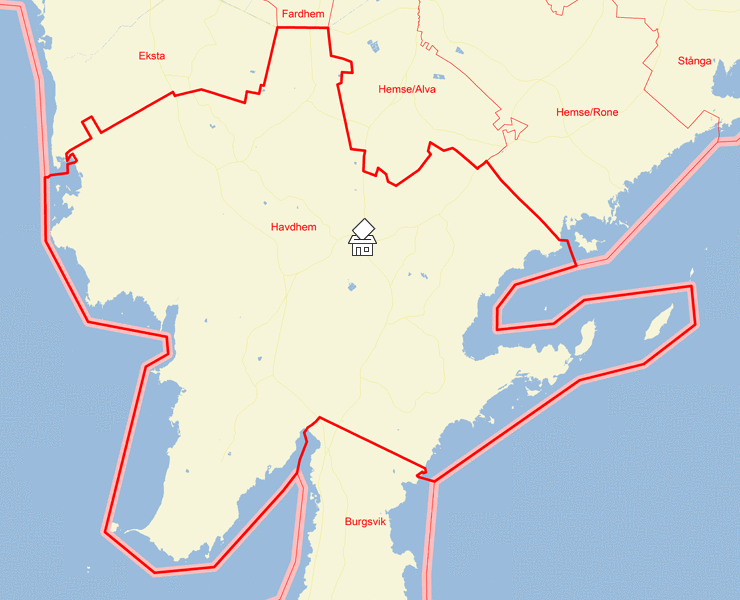 Karta över Havdhem