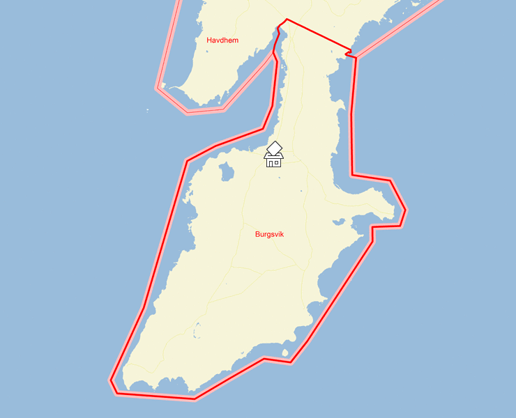 Karta över Burgsvik