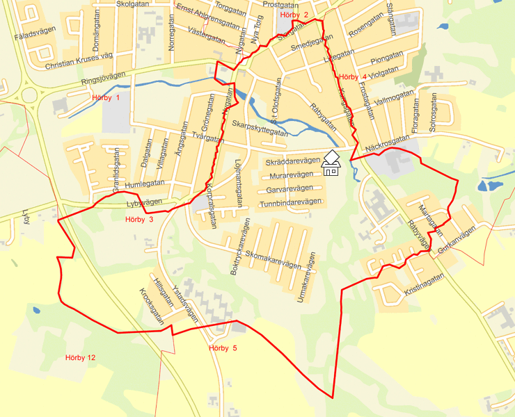 Karta över Hörby  3
