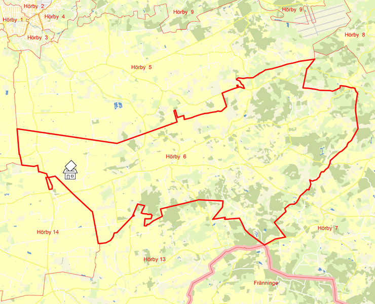 Karta över Hörby  6