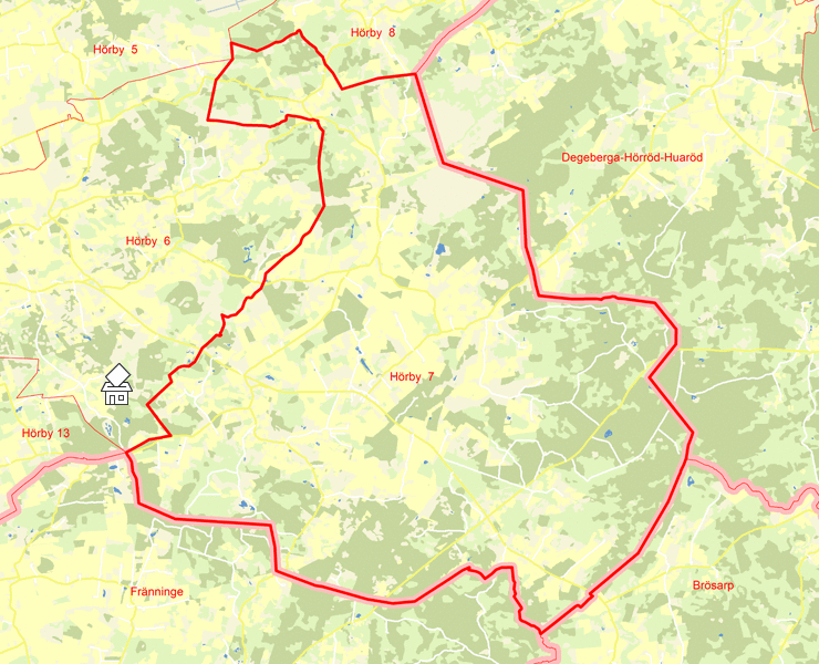 Karta över Hörby  7