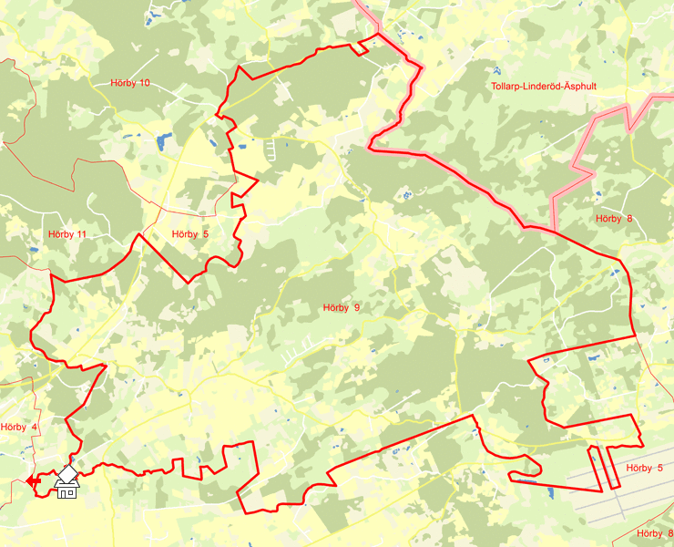Karta över Hörby  9