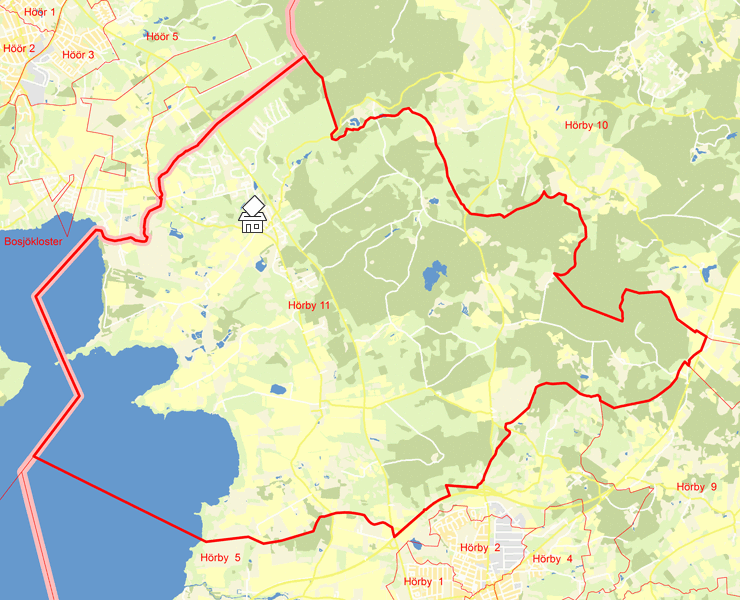 Karta över Hörby 11