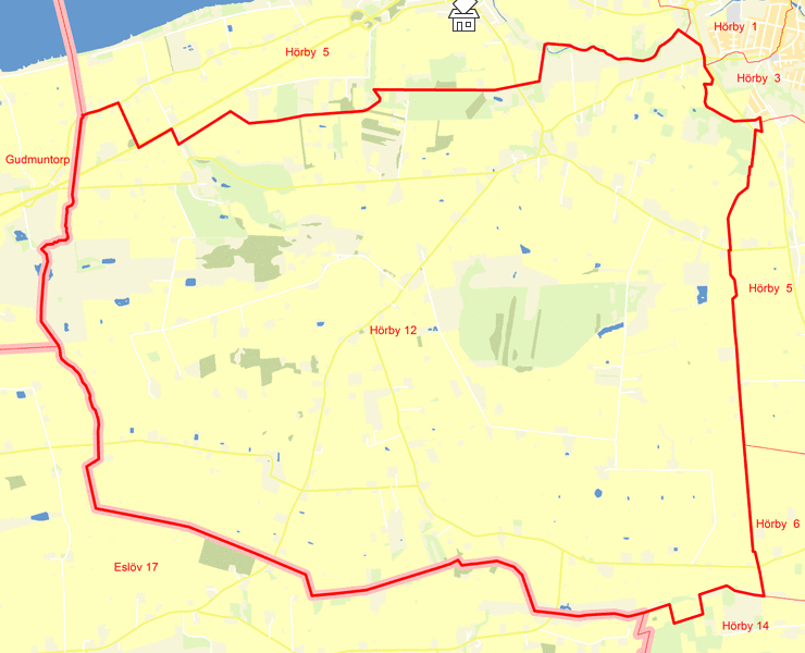 Karta över Hörby 12