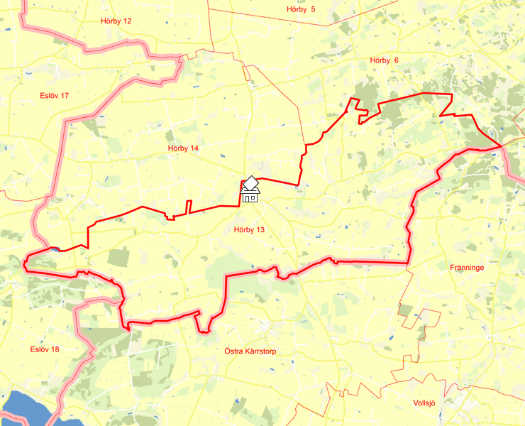 Karta över Hörby 13