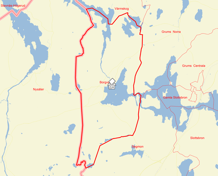 Karta över Borgvik