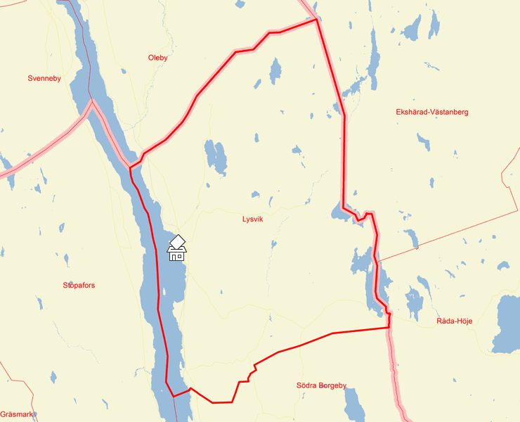 Karta över Lysvik