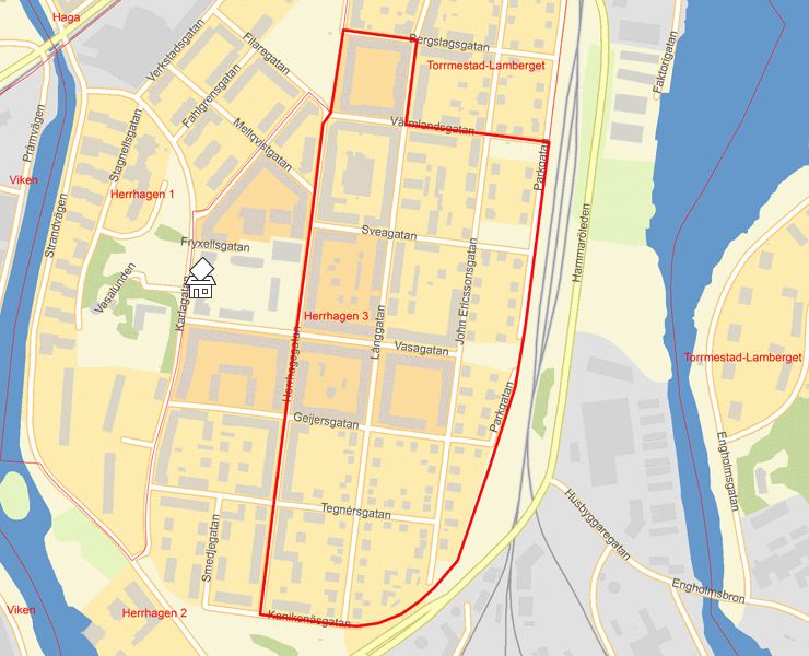 Karta över Herrhagen 3