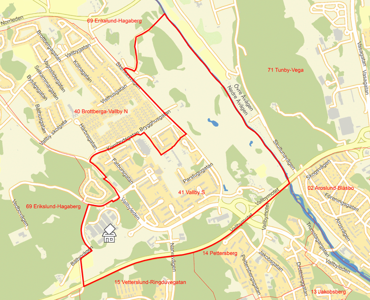 Karta över 41 Vallby S