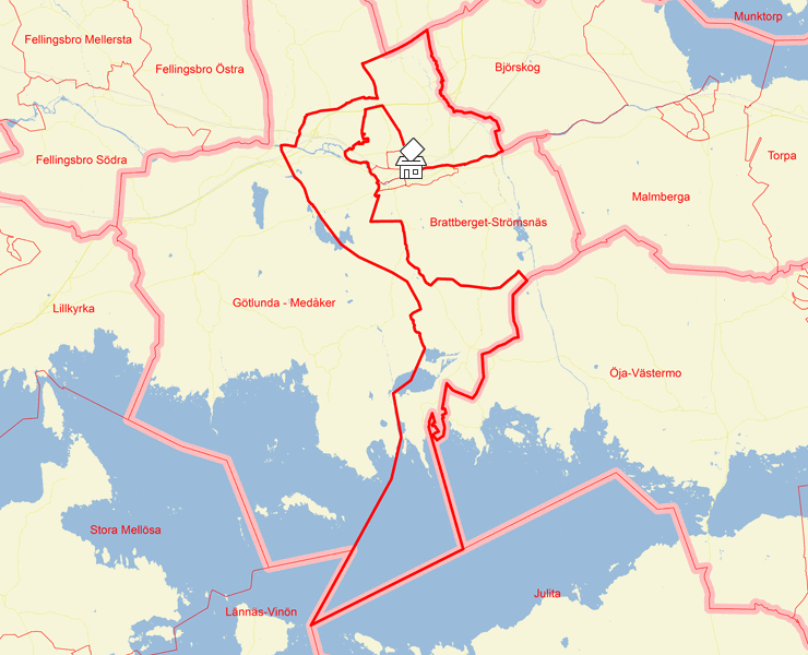 Karta över Landsförsamlingen-Vasastaden