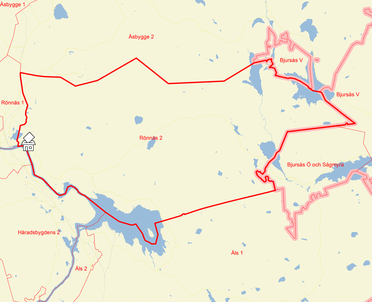 Karta över Rönnäs 2