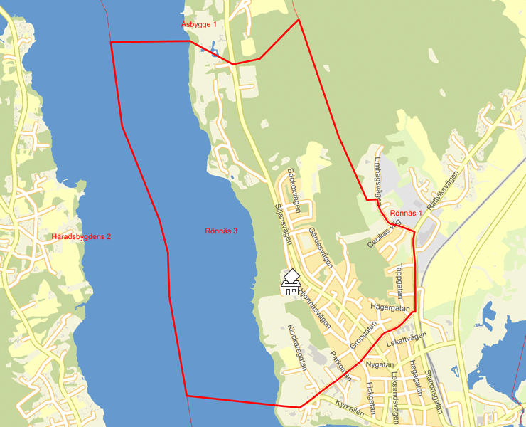 Karta över Rönnäs 3