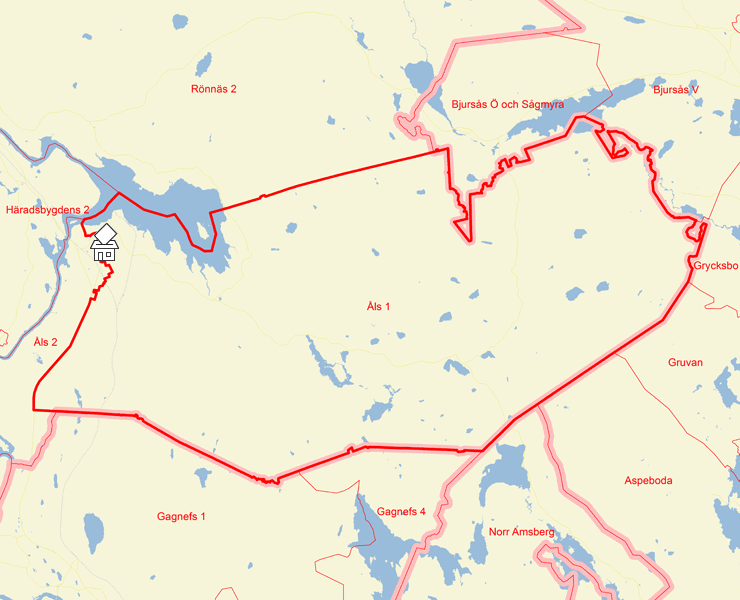 Karta över Åls 1