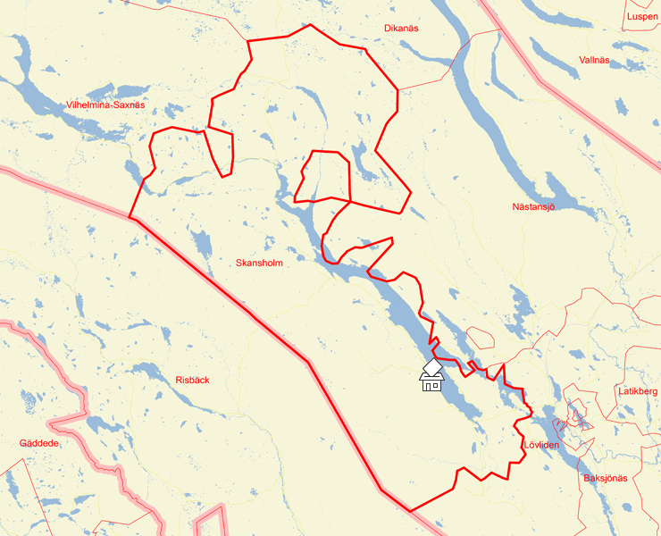 Karta över Skansholm