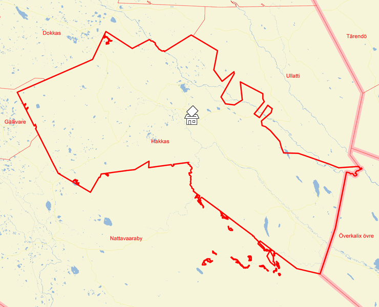Karta över Hakkas