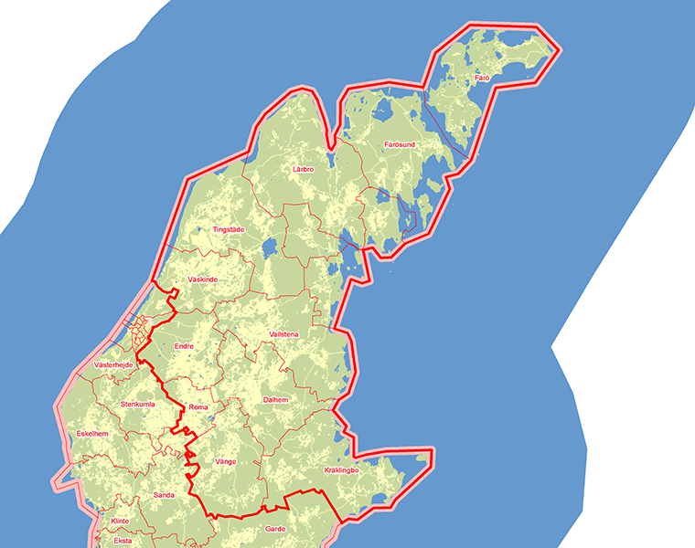 Karta över Norra