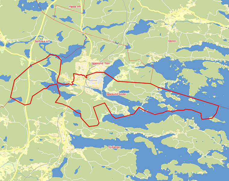 Karta över $namn