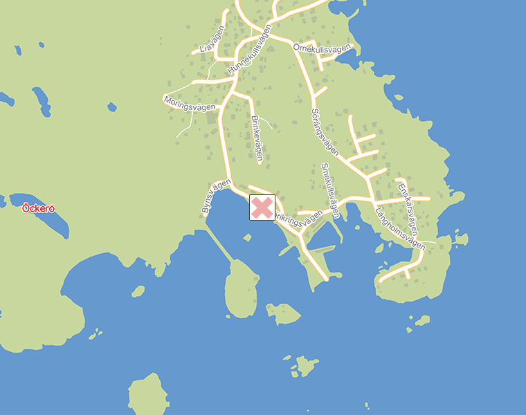 Karta över Öckerö