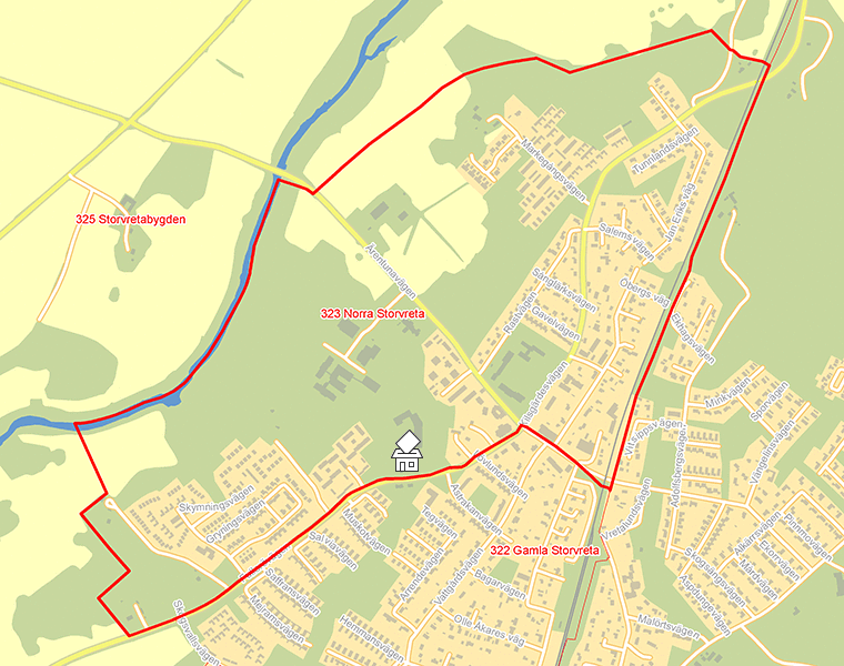 Karta över 323 Norra Storvreta