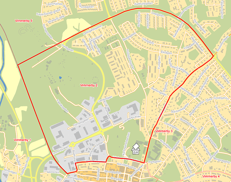Karta över Vimmerby 2