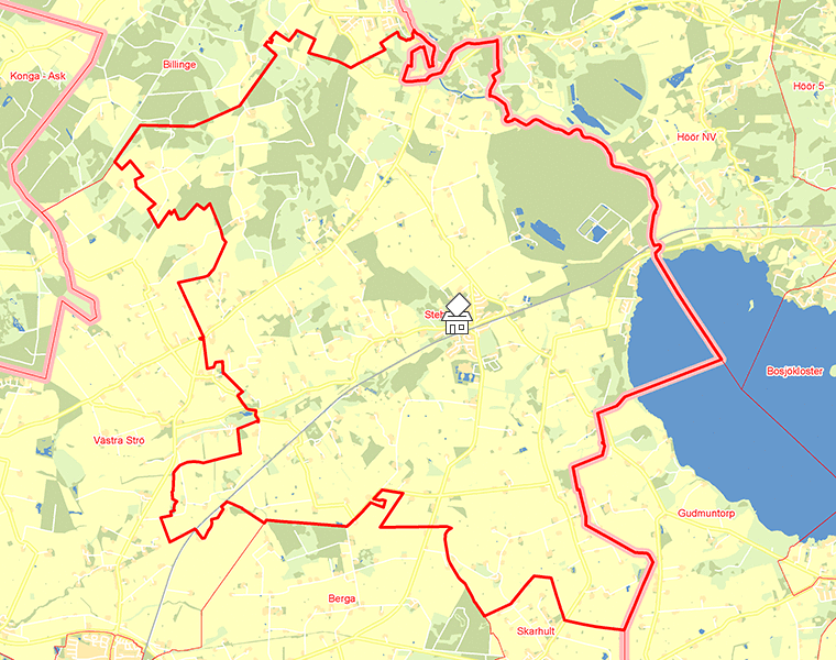 Karta över Stehag