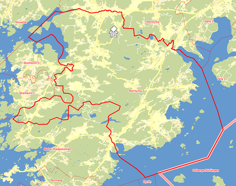 Karta över Stenkyrka 2