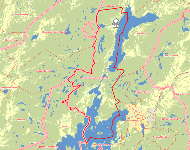 Karta över Simmenäs/Anten/Kvarnabo 16