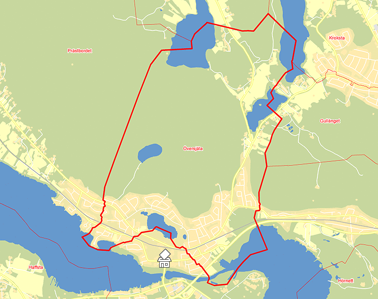 Karta över Översjäla