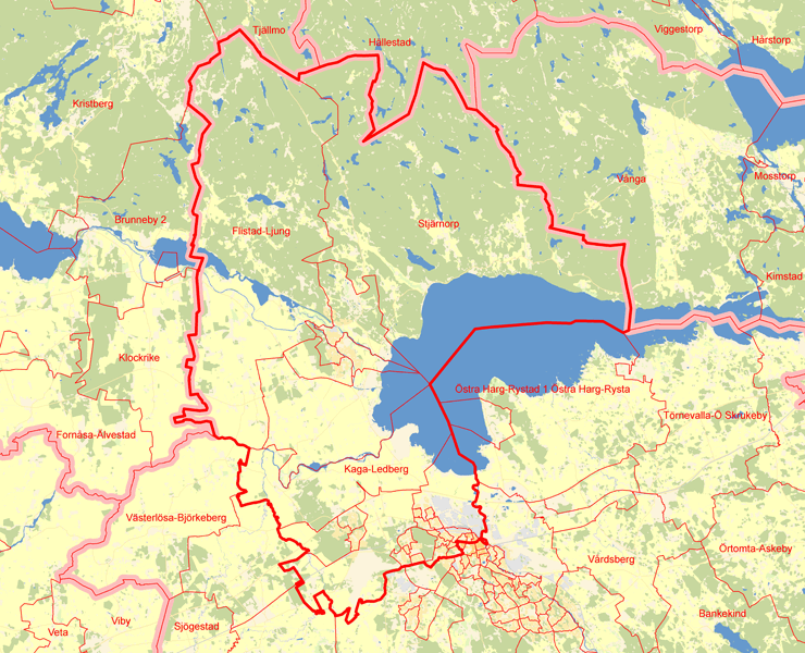 Karta över Linköping Nordväst