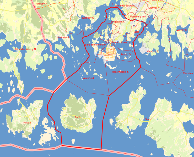 Karta över Karlskrona C