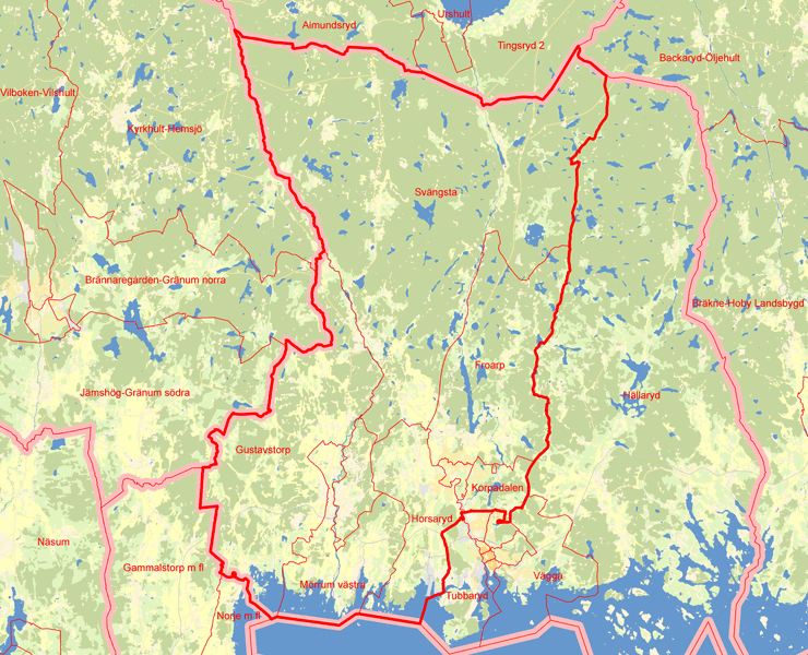 Karta över Karlshamn V