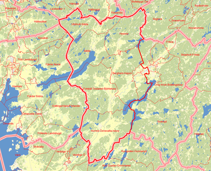 Karta över Mark 2