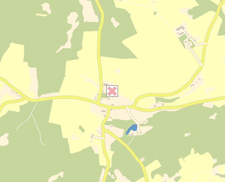 Karta över Habo