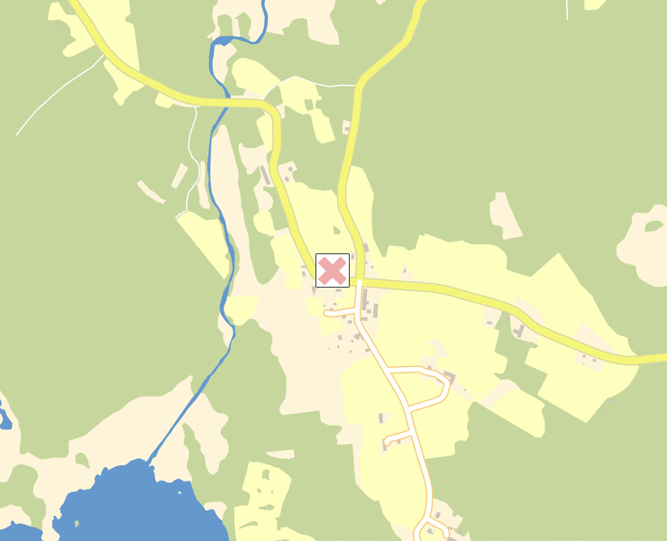 Karta över Växjö