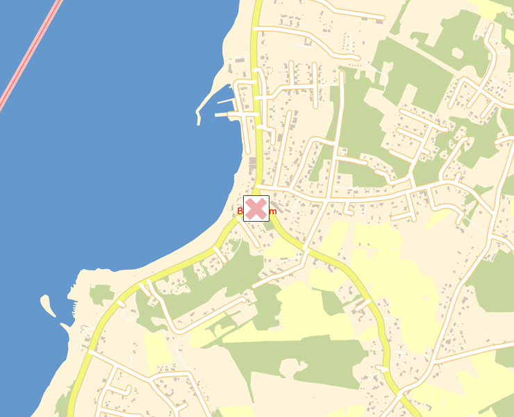 Karta över Borgholm