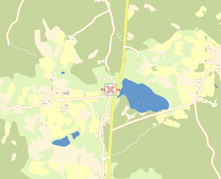 Karta över Karlskrona