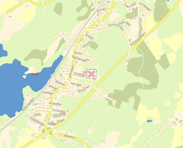 Karta över Höör